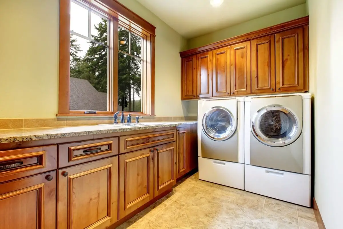How to Build Cabinets Around a Washer and Dryer