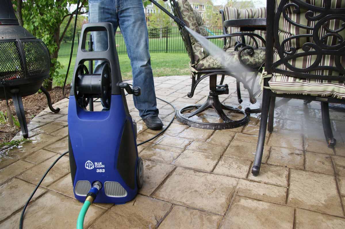 AR Blue Clean Pressure Washing Porch