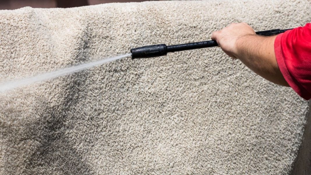 How to Clean an Area Rug with a Pressure Washer DIY Spotlight