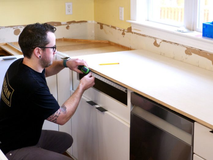 How To Make A Countertop From Plywood DIY Spotlight