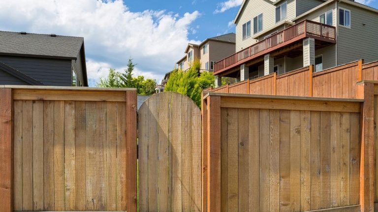 wood fence
