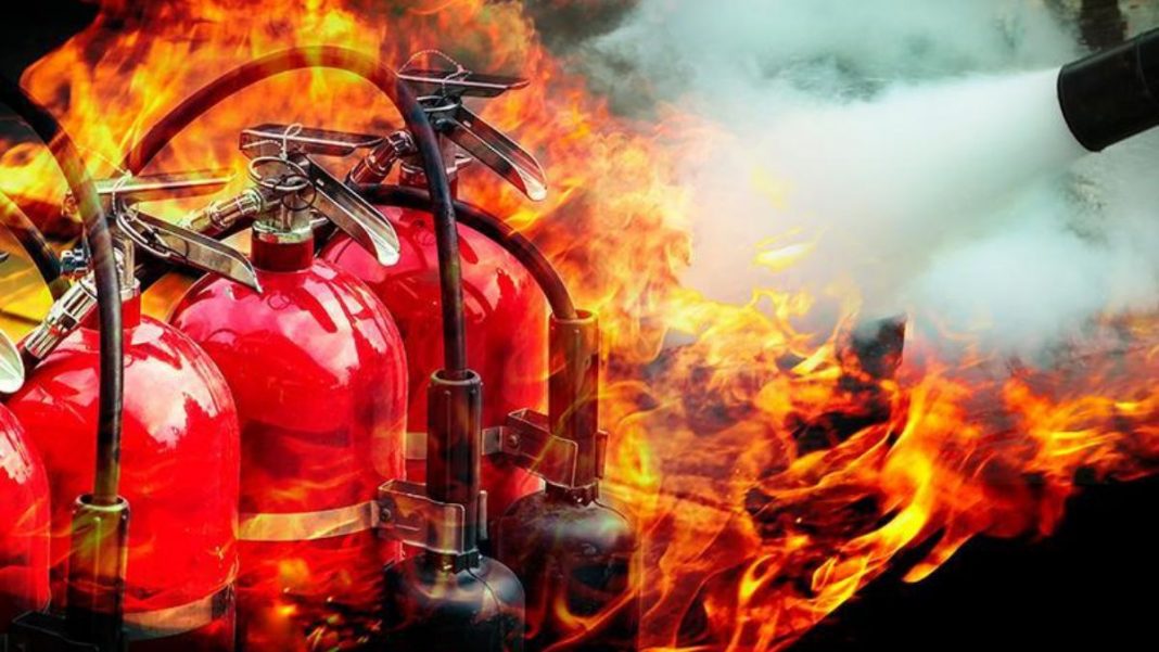 Fire Extinguisher Explosion Causes DIY Spotlight